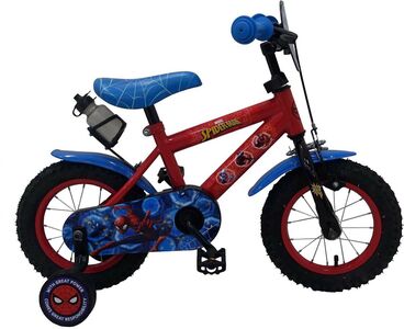 Spiderman Cykel 12 tommer, Rød/Blå