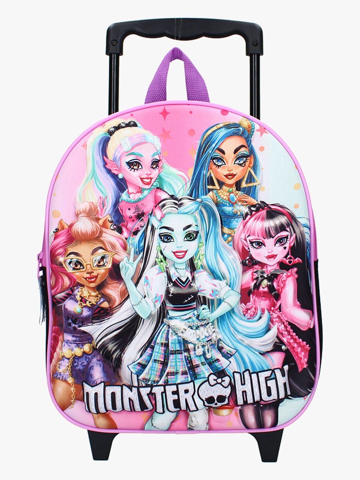 Monster High 3D Trolley Rygsæk The Boo Crew, Sort