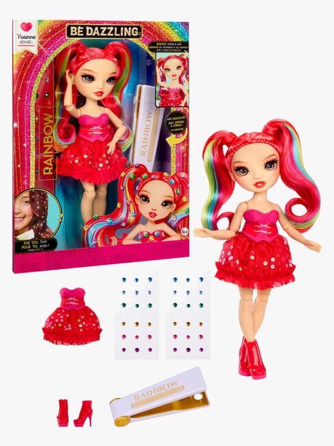 Rainbow High Be Dazzling Vivienne Rouge Modedukke Vivienne Rouge, Röd