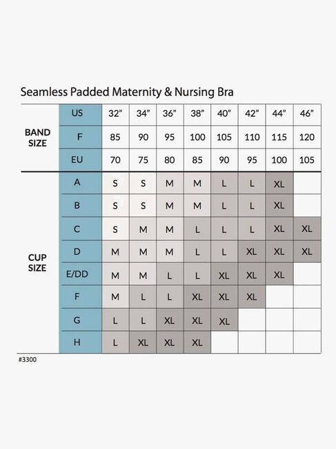 Carriwell Polstret Graviditets- & Amme-BH, Sort 
