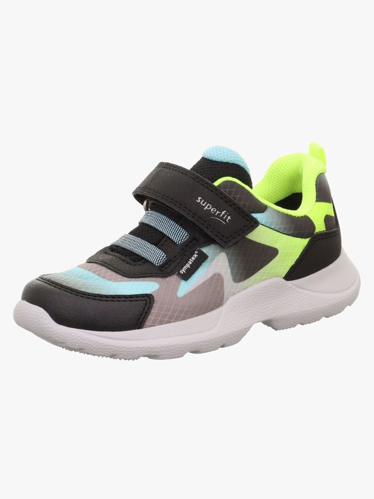 Superfit Rush WP Sneakers, Grey/Yellow