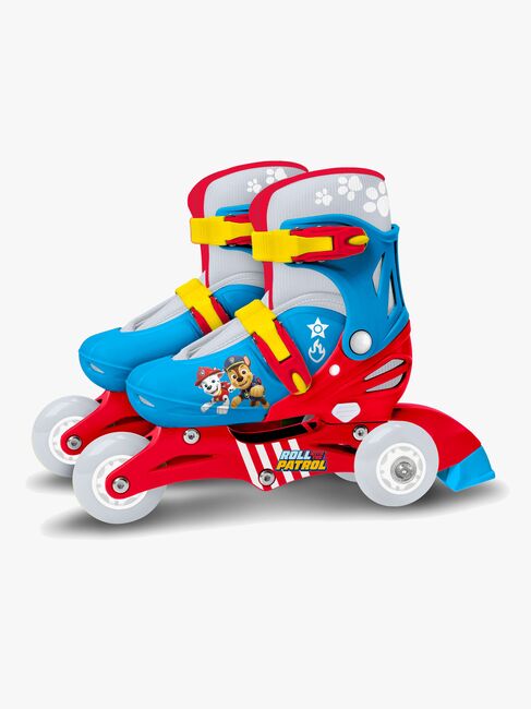 Stamp Paw Patrol Justerbar 2-i-1 Inliners Størrelse 27-30, Blå/Rød