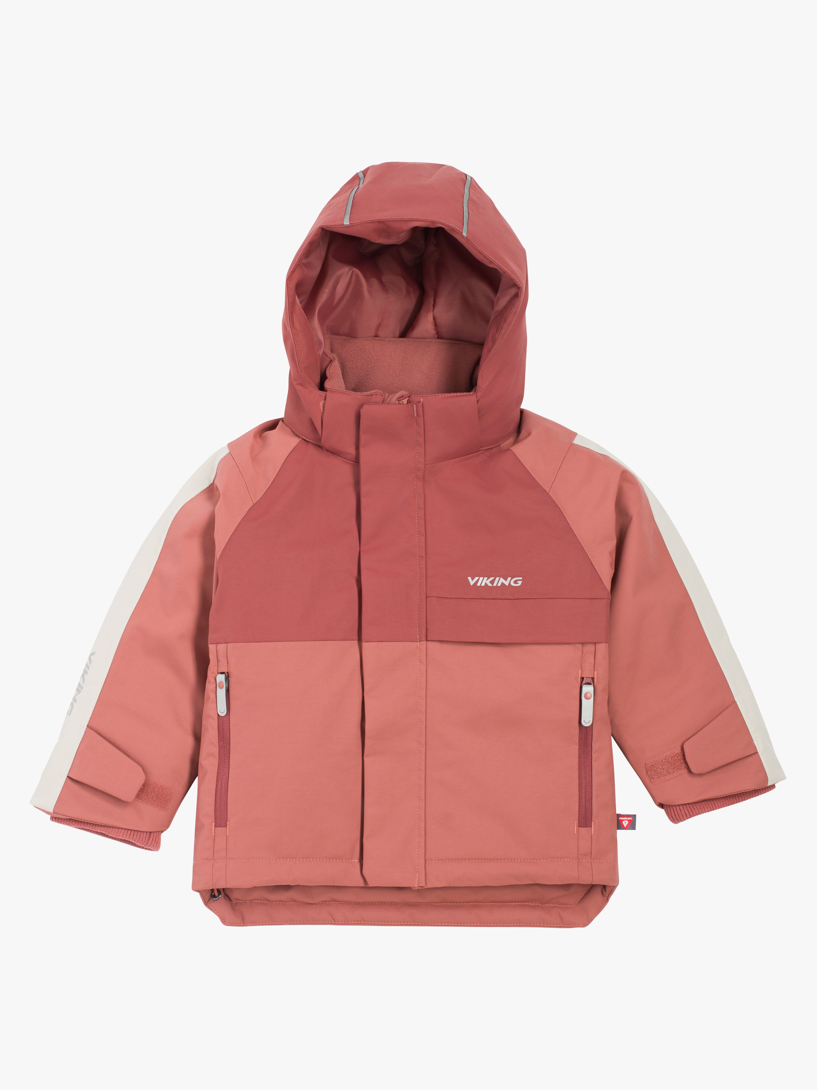Viking Play Vinterjakke, Pink/Cement, 140