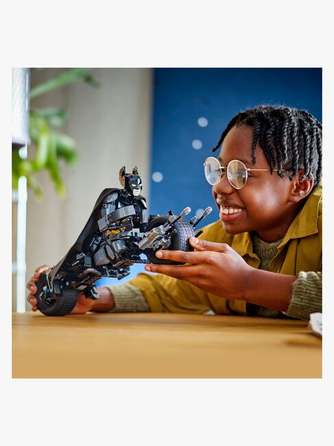 LEGO Super Heroes 76273 Byg selv-figur af Batman og Batpod-motorcyklen