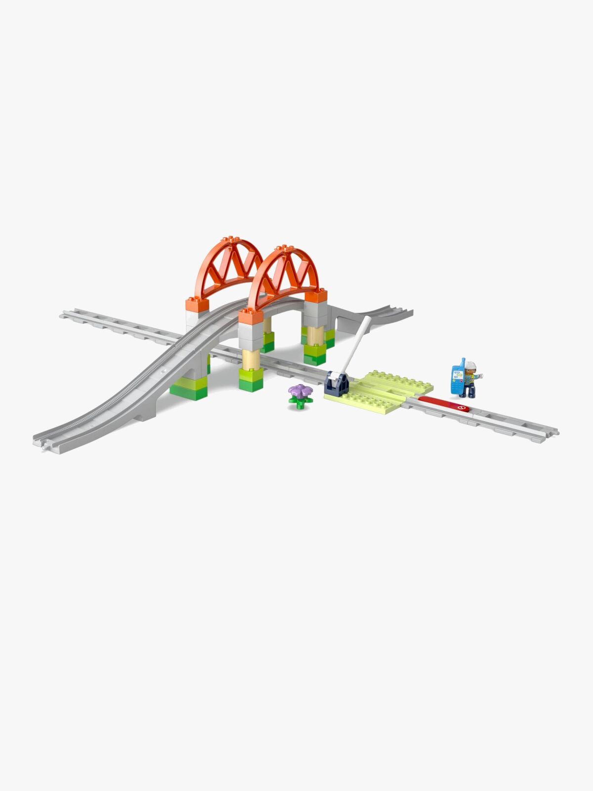 LEGO DUPLO Town 10426 Togbro og spor – udvidelsessæt