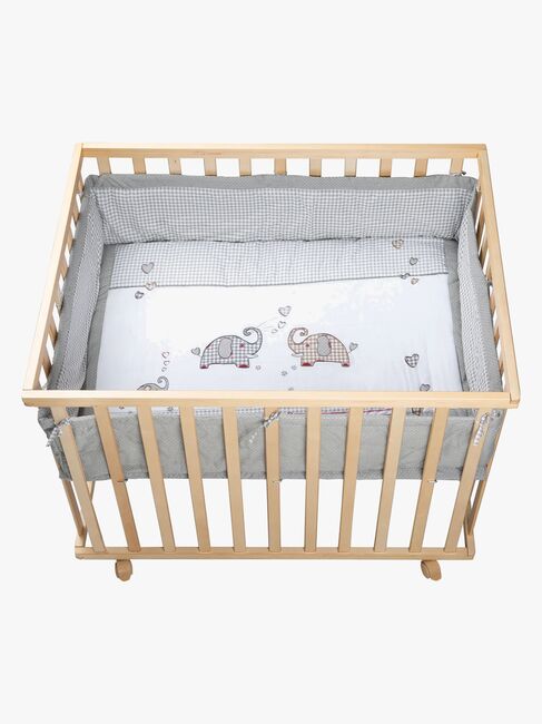 Roba Kravlegård med Hjul & Sengehest, Jumbotwins Wood