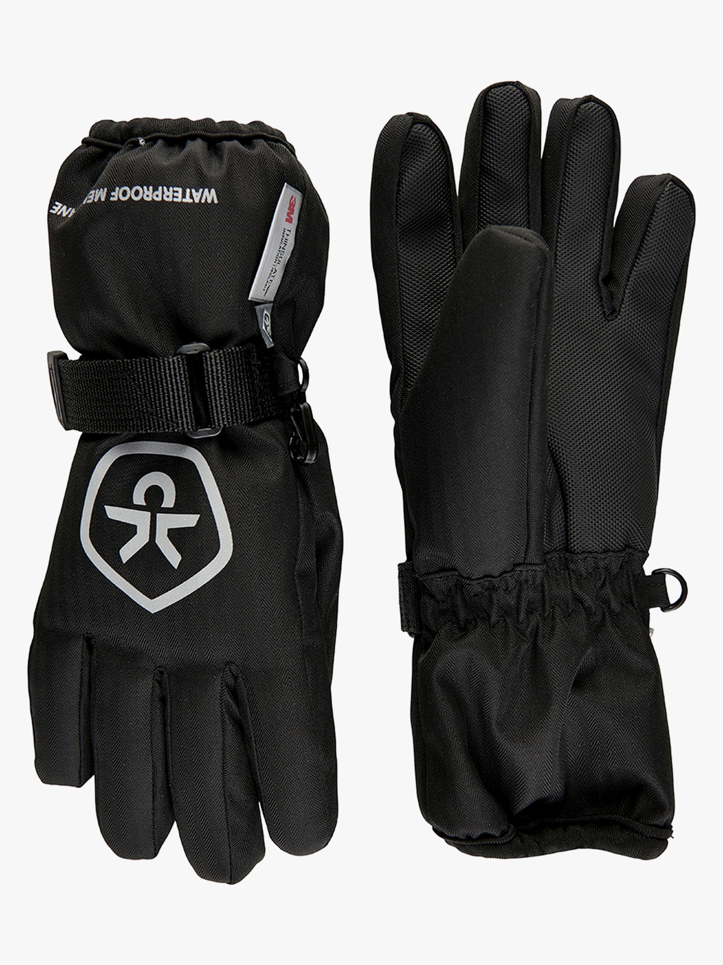 Color Kids Handsker, Black, 8-10