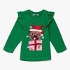 Luca & Lola Top Merry Pugbaby, Green