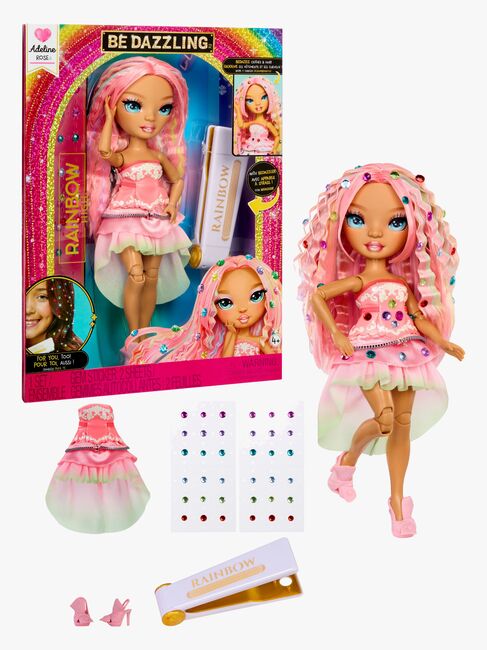 Rainbow High Be Dazzling Adeline Rose Modedukke, Rosa