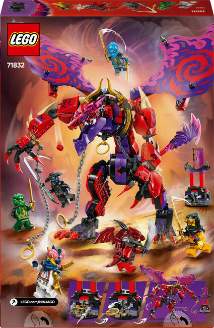 LEGO Ninjago 71832 Kaosdragen Thunderfang