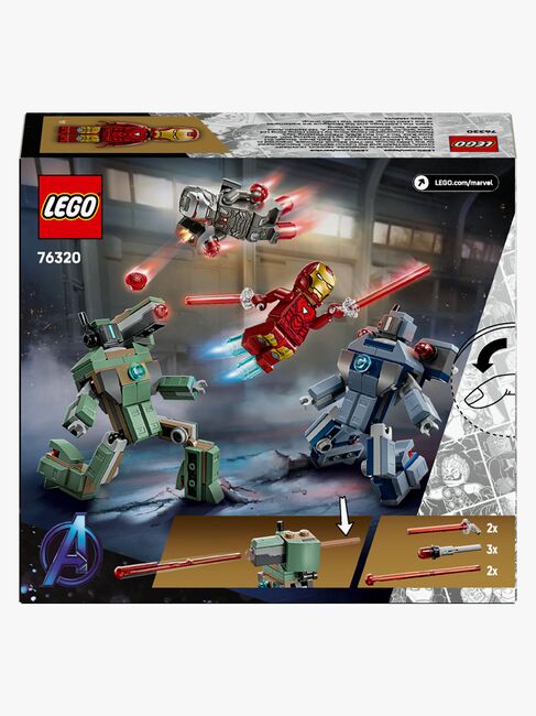 LEGO Super Heroes 76320 Iron Man og War Machine mod Hammer-droner
