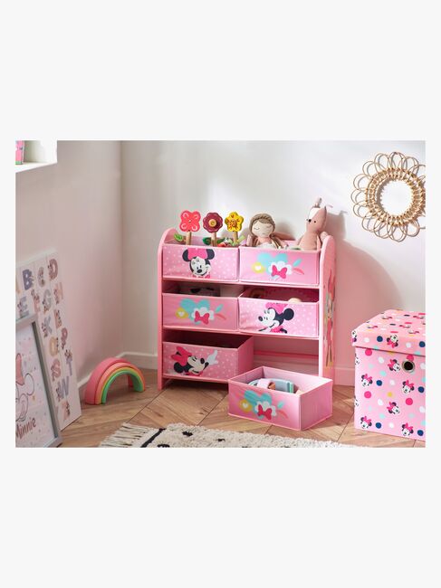 Disney Minnie Mouse Opbevaringsreol, Pink