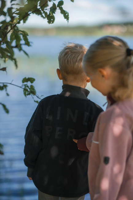 Lindberg Stormy  Vindtæt Vindtæt Fleecetrøje, Sort