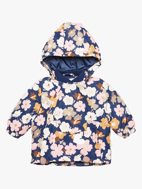 Petite Chérie Atelier Lola Jakke, Navy Big Flower