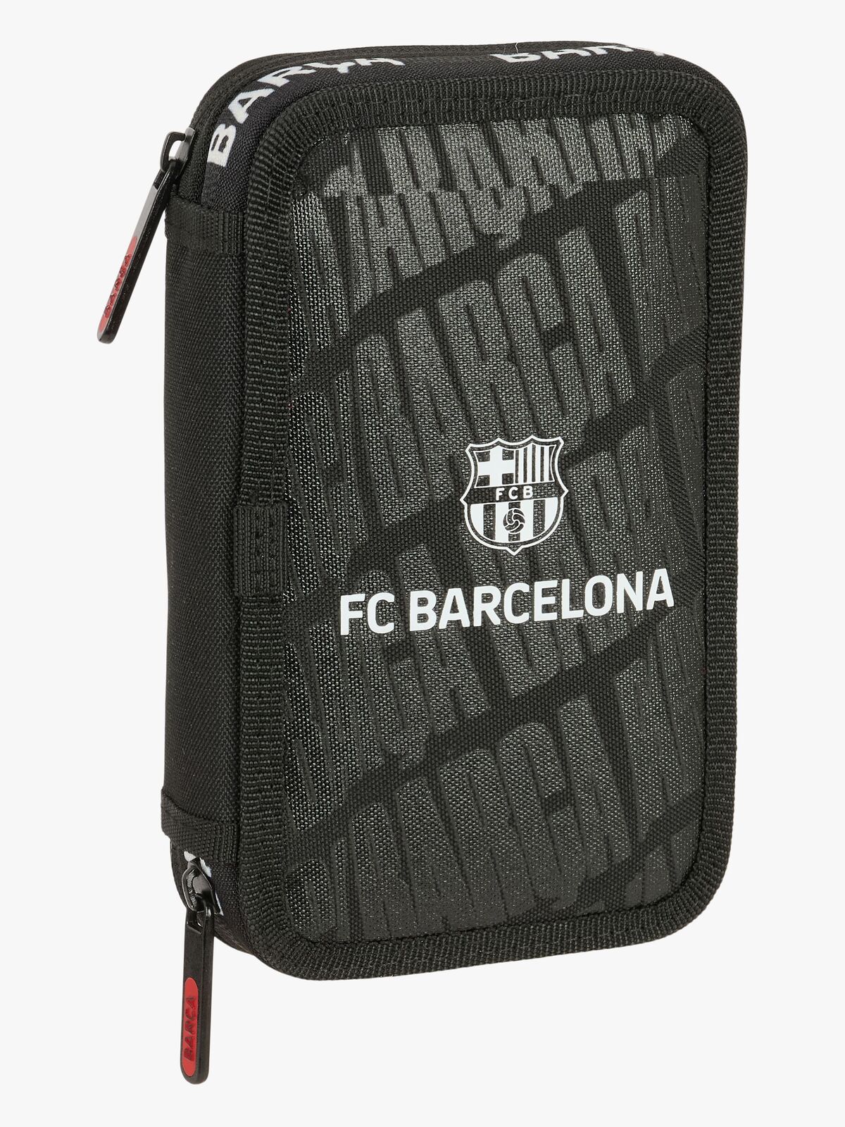 F.C.Barcelona  Fyldt Dobbelt Penalhus 29 Dele, Sort