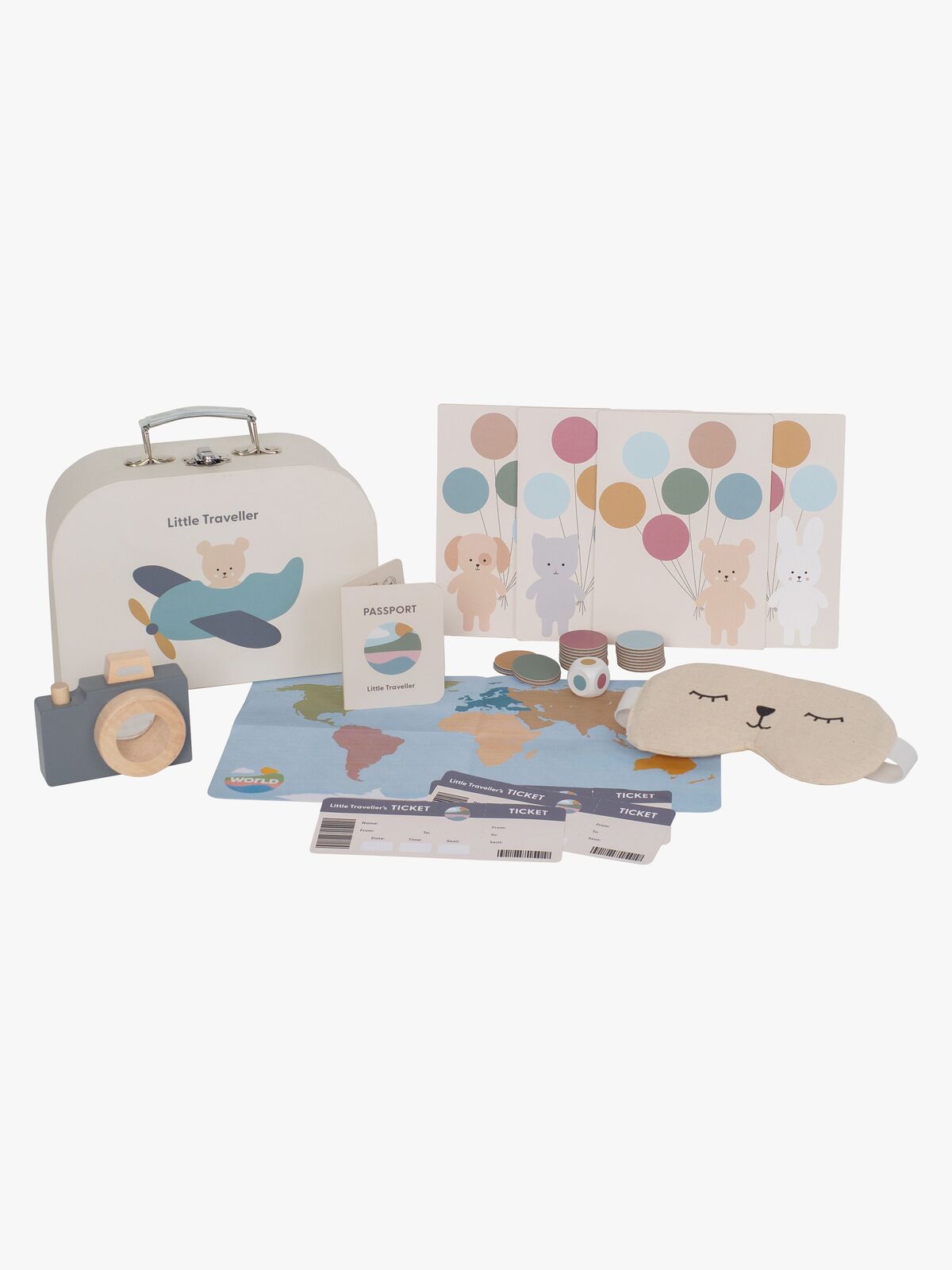 Jabadabado Spil & Kuffert med Rejsesæt