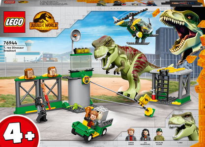 LEGO® Jurassic World 76944 T. rex på dinosaurflugt