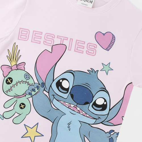 Disney Stitch T-shirt, Lyserød