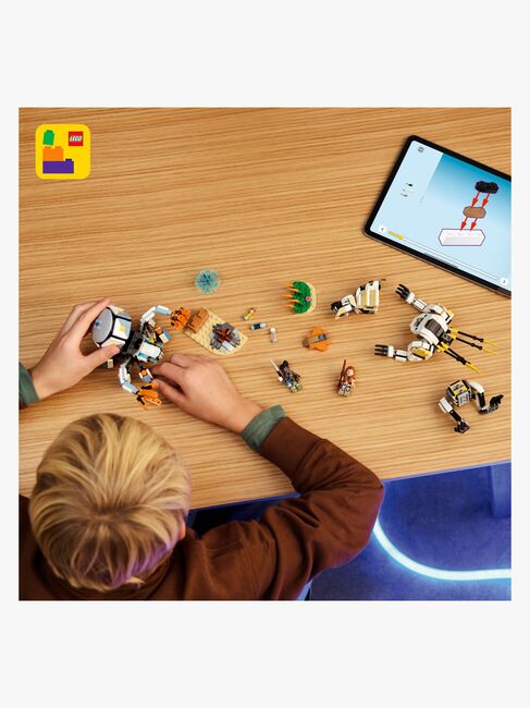 LEGO Horizon 77037 Aloy og Varl mod skjoldgænger og savtand