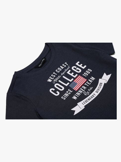 Luca & Lola Tore T-Shirt 2-pak, Navy/Grey Melange