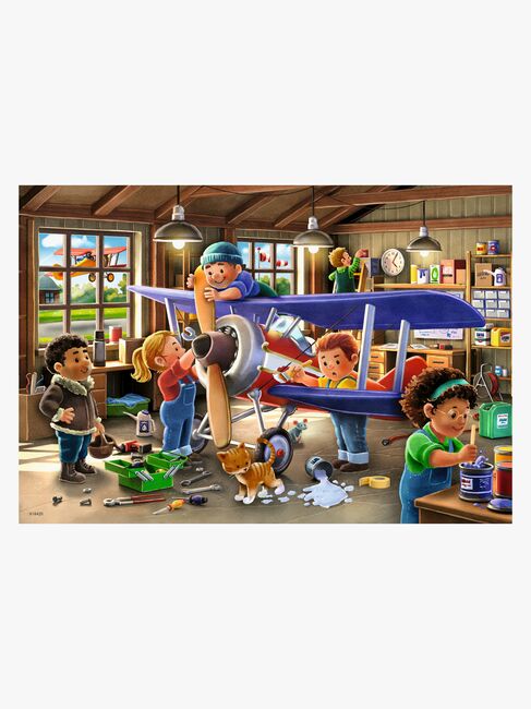 Ravensburger Airplane & Train Repairs Puslespil 2x24 Brikker