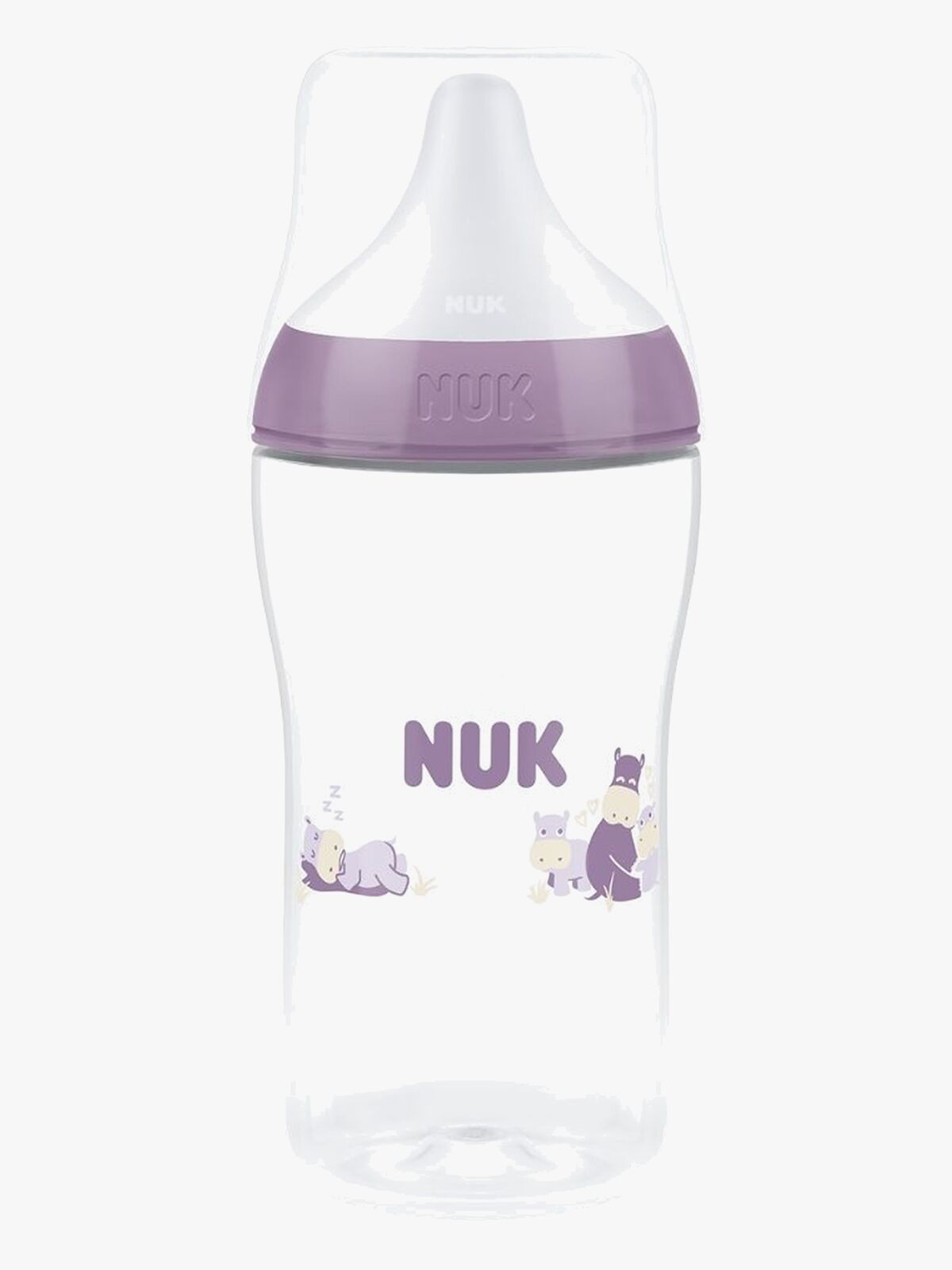 NUK Perfect Match Sutteflaske 260 ml, Hippo