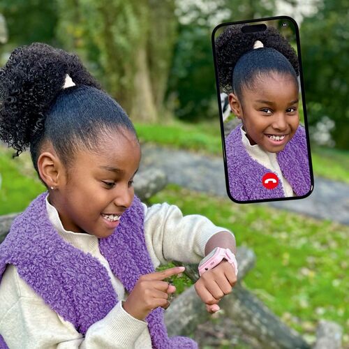 ZAZU Smartwatch 4G, Pink