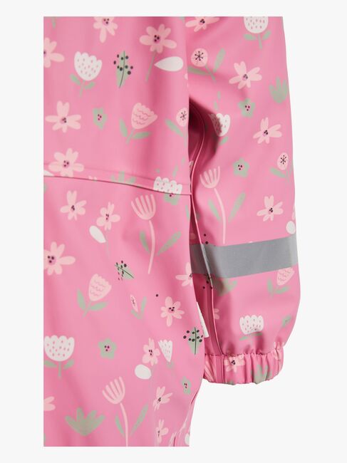 Petite Chérie Atelier Ally Foret Regndragt, Flowers Satchet Pink