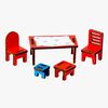 Pippi Langstrømpe Møbelsæt Bord & Stole