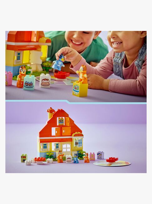 LEGO DUPLO Bluey 10459 Blueys families hus med huskespil