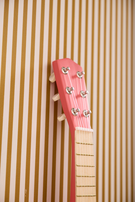 Kid's Concept Legetøjsguitar Blomst, Pink