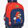 Super Mario Compact Trolley Kuffert 33L Trick, Mørkeblå/Rød