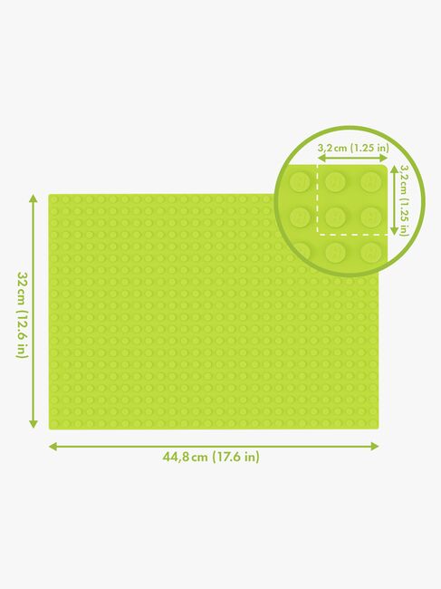 Hubelino Byggeplade 20x28, Lysegrøn