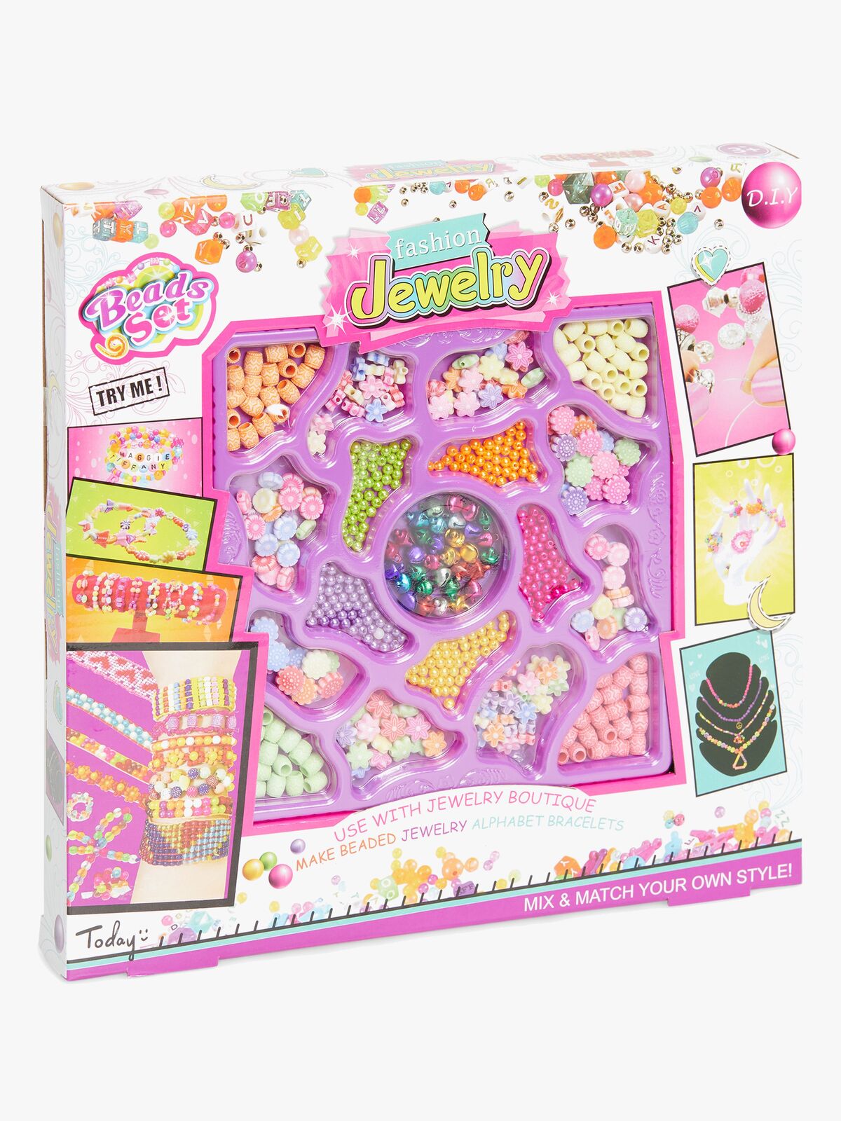 Fippla Fashion Jewelry Stort Perlesæt