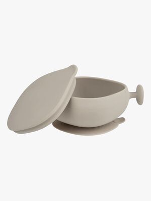 b.box Skål med Låg Silikone, Latte