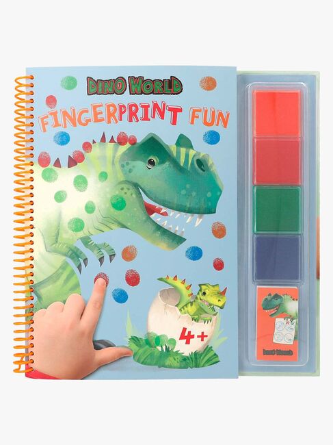 Dino World Fingerprint Fun Malebog