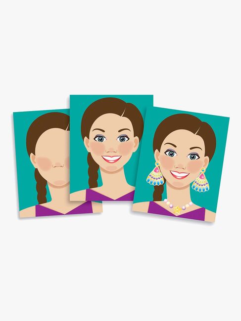 Melissa & Doug Make-a-Face Klistermærkebog