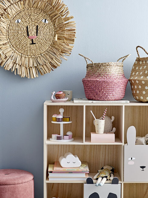 Bloomingville Calle Bogreol m. Skuffer, Natur