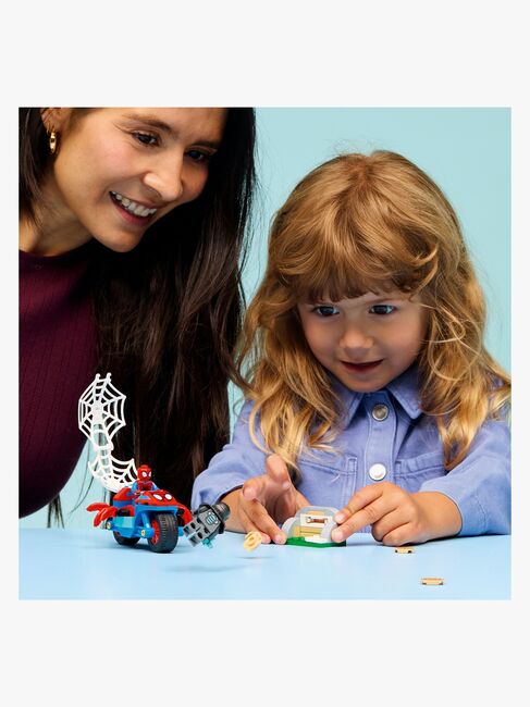 LEGO Spidey 11206 Spidey på sin motorcykel mod Rhino