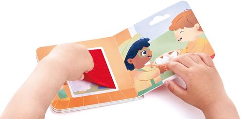 Hape Eventyrbog med Legesæt The Rumbling Tractor