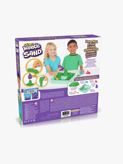 Kinetic Sand Legesæt Sandkasse Grøn