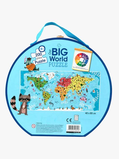 Barbo Toys  Vores Store Puslespil Verden 200 Brikker
