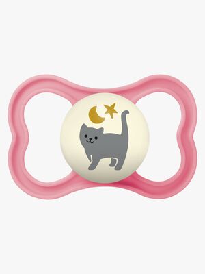 MAM Supreme Night Sut Silikone 6-16m, Pink