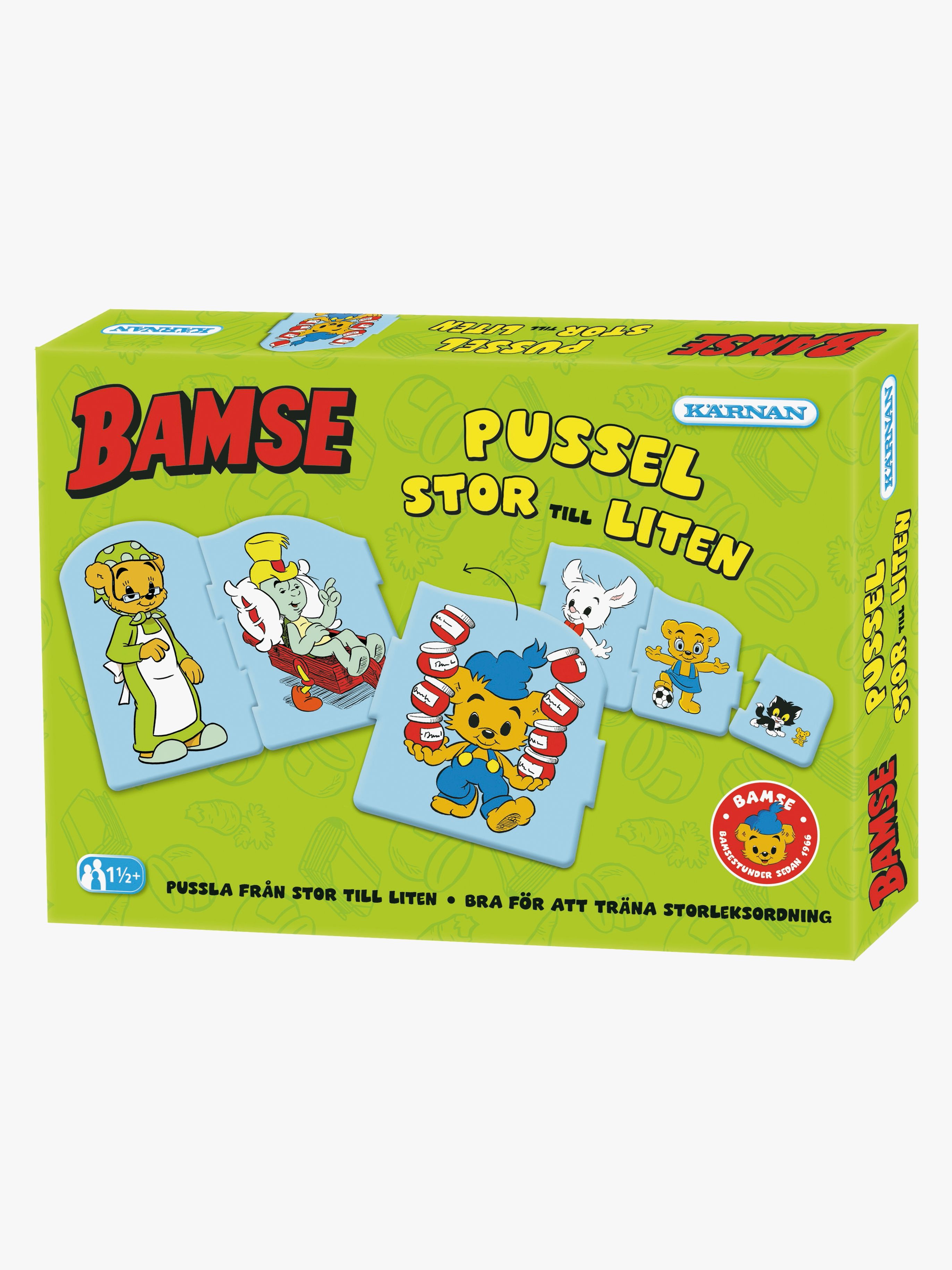 Kärnan Bamse – Verdens Stærkeste Bjørn Puslespil 6 Brikker