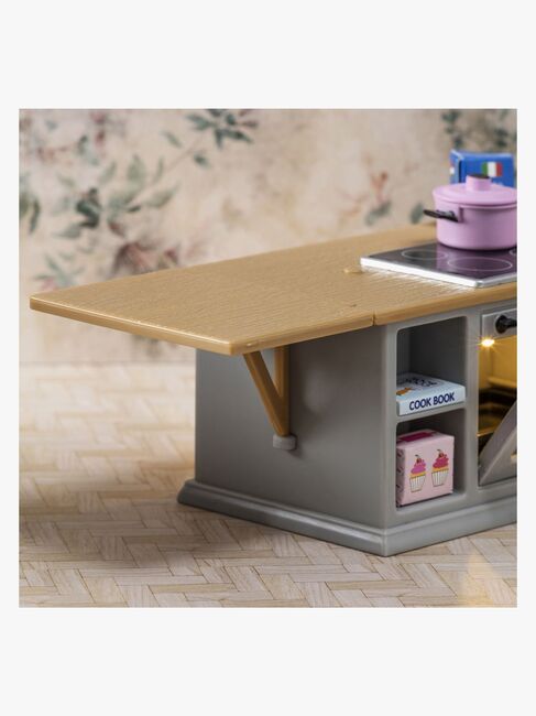 Lundby Dukkehustilbehør Sæt med Komfur og Køleskab