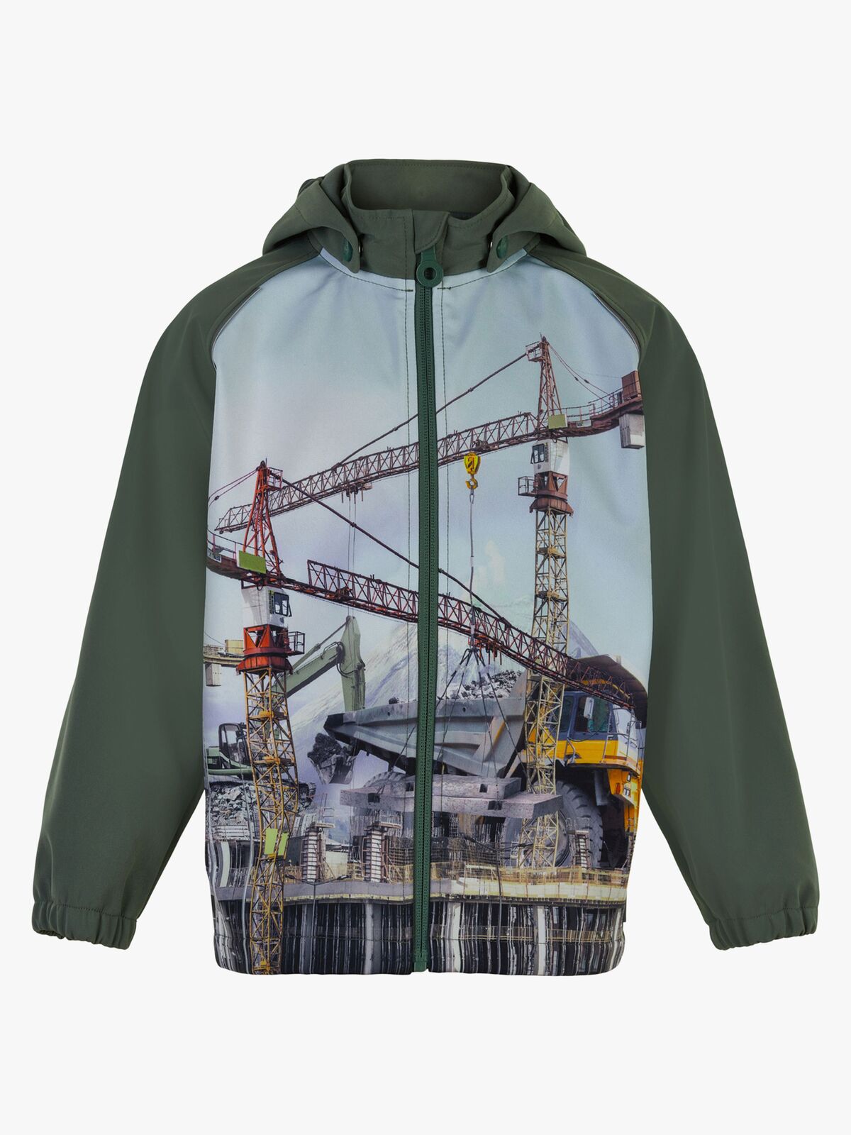 Minymo Softshelljakke, Duck Green