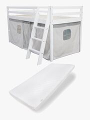 JLY TILDA Juniorseng m. Sengegardin & Madras 90x190, Hvid