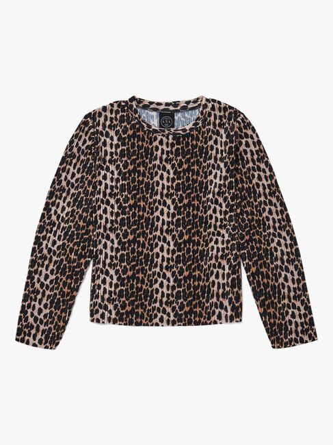 Luca & Lola Elettra Langærmet Top, Leopard