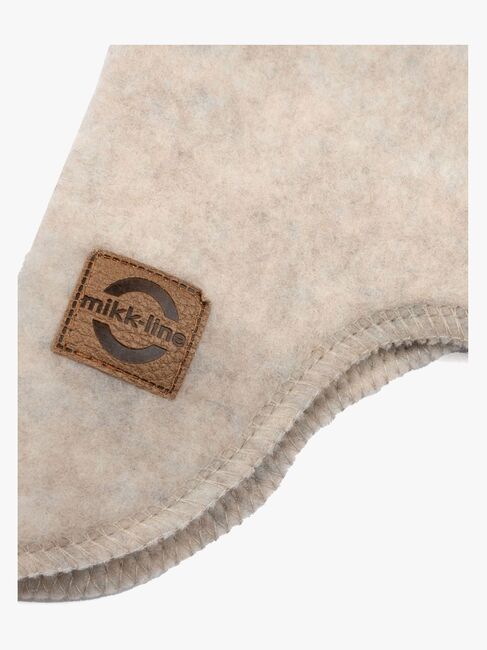 Mikk-Line Elefanthue Merinould, Melange Offwhite