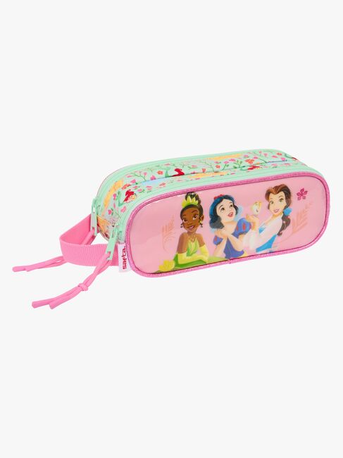 Disney Princess Dobbelt Penalhus Bloom, Turkis/Lyserød